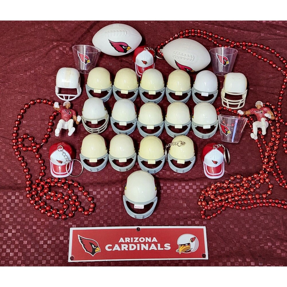 Arizona St. Louis Cardinals Mini NFL Football Helmet party Lot Of 28